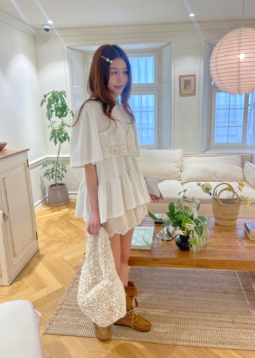 BOUTIQUE-L東大門㊣實拍女裝新品人氣推薦時尚熱賣休閑T恤BOUTIQUE-LT恤