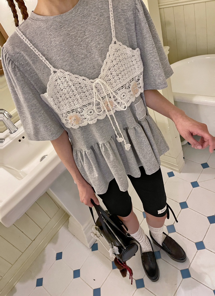 BOUTIQUE-L東大門㊣實拍女裝新品人氣推薦時尚熱賣休閑T恤BOUTIQUE-LT恤