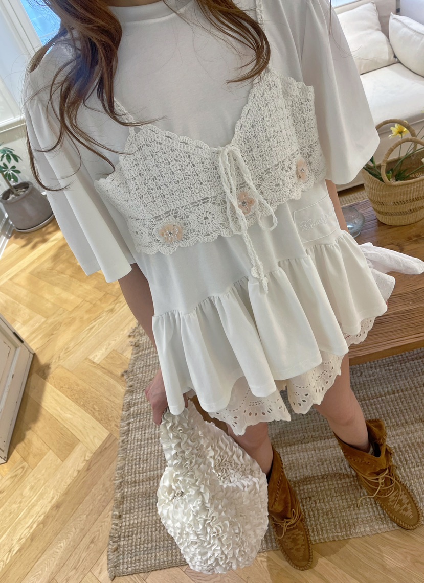 BOUTIQUE-L東大門㊣實拍女裝新品人氣推薦時尚熱賣休閑T恤BOUTIQUE-LT恤圖色3