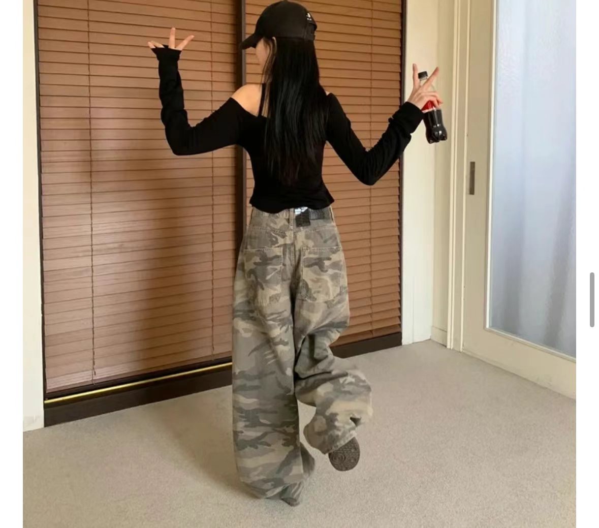 1ONE.CHASER韓國直郵㊣女裝新款時尚休閑25春夏人氣休閑褲1ONE.CHASER休閑褲