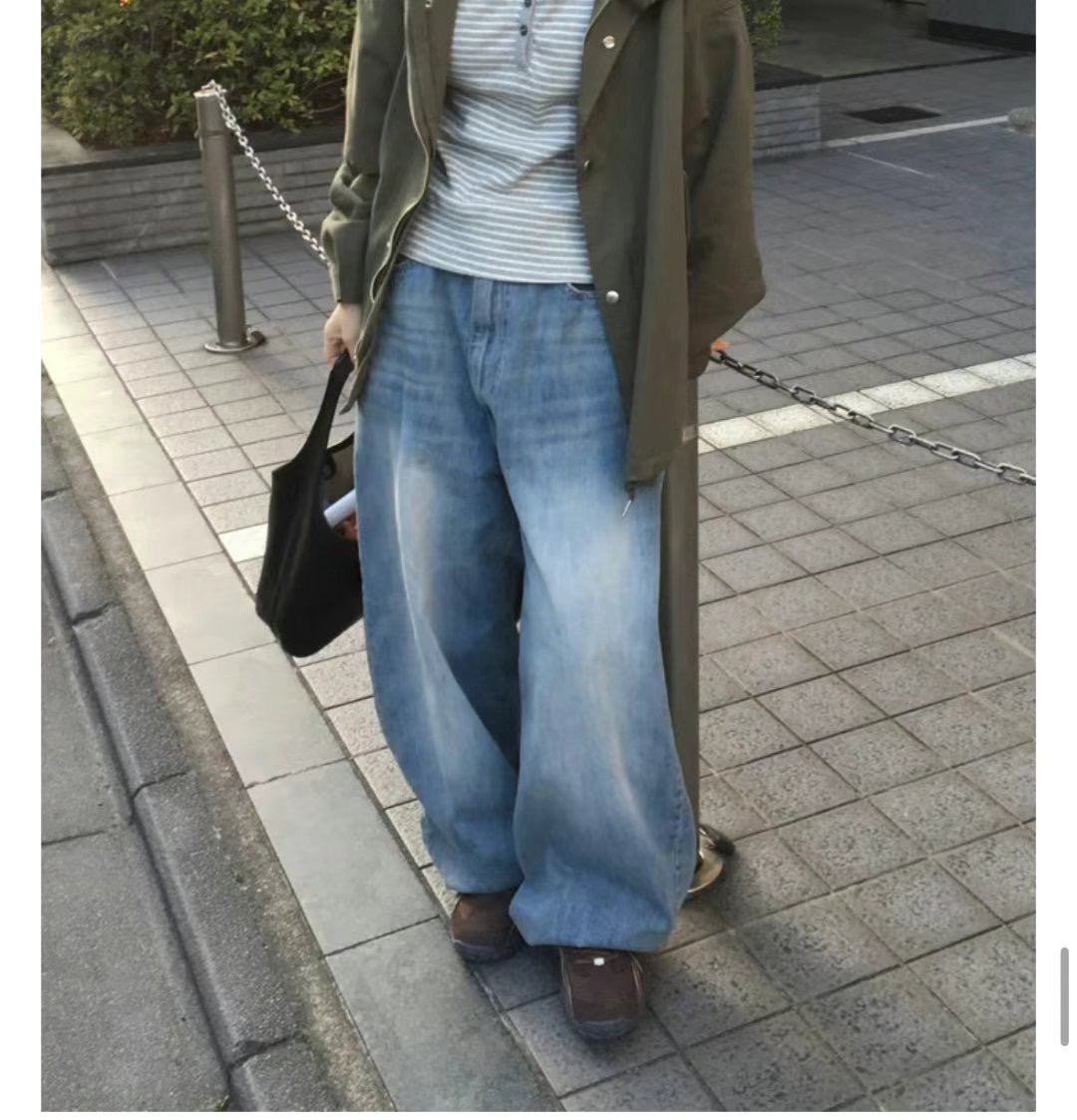 1ONE.CHASER東大門㊣直郵女裝新款時尚休閑熱賣真品牛仔褲1ONE.CHASER牛仔褲