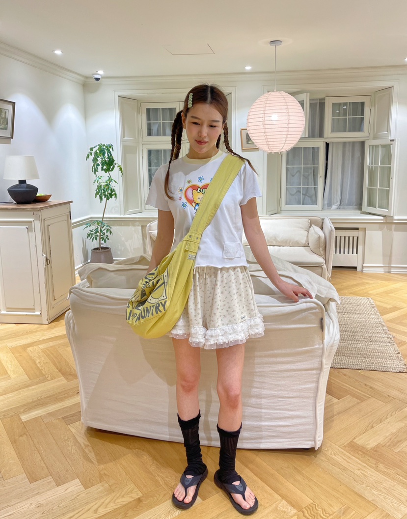 BOUTIQUE-L東大門㊣直郵女裝新品人氣推薦25春夏熱賣休閑T恤BOUTIQUE-LT恤