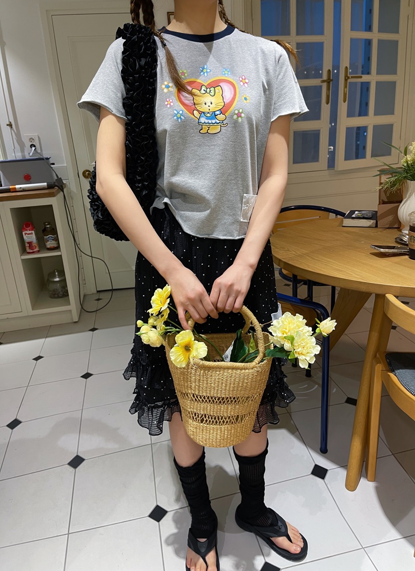 BOUTIQUE-L東大門㊣直郵女裝新品人氣推薦25春夏熱賣休閑T恤BOUTIQUE-LT恤
