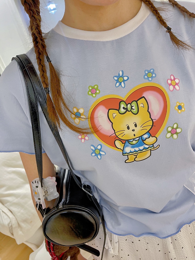 BOUTIQUE-L東大門㊣直郵女裝新品人氣推薦25春夏熱賣休閑T恤BOUTIQUE-LT恤