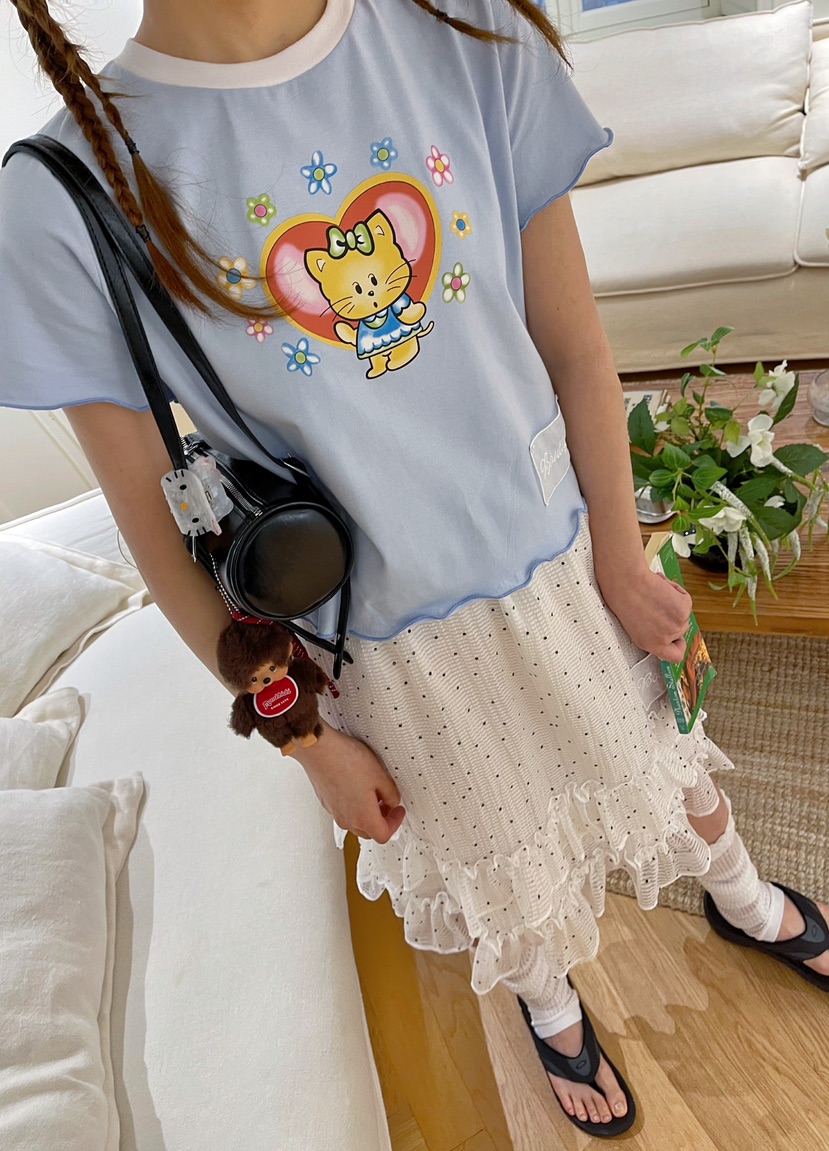 BOUTIQUE-L東大門㊣直郵女裝新品人氣推薦25春夏熱賣休閑T恤BOUTIQUE-LT恤