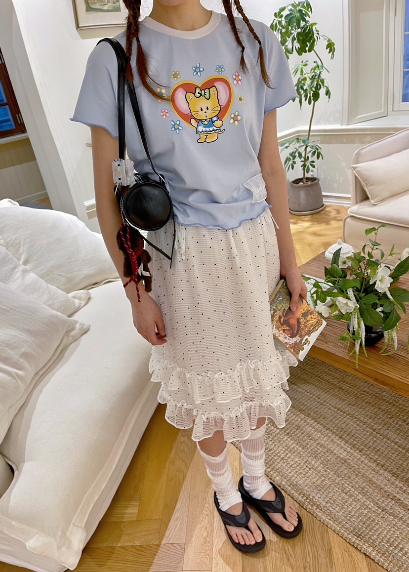 BOUTIQUE-L東大門㊣直郵女裝新品人氣推薦25春夏熱賣休閑T恤BOUTIQUE-LT恤