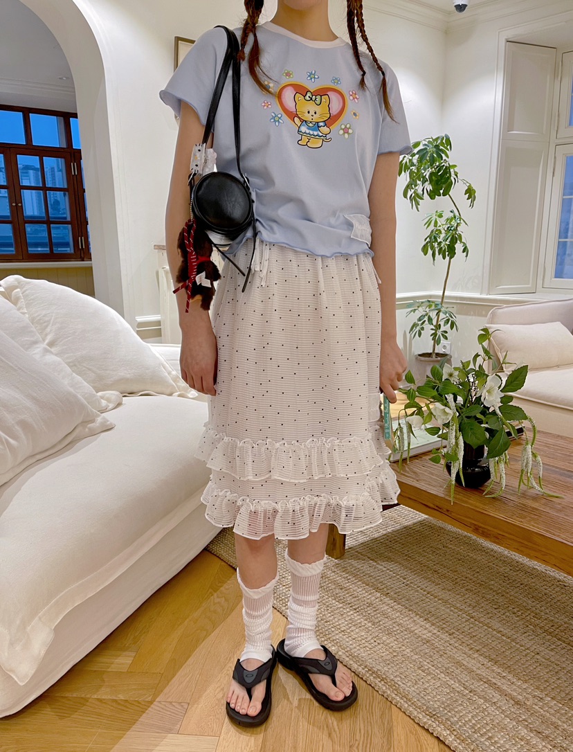 BOUTIQUE-L東大門㊣直郵女裝新品人氣推薦25春夏熱賣休閑T恤BOUTIQUE-LT恤