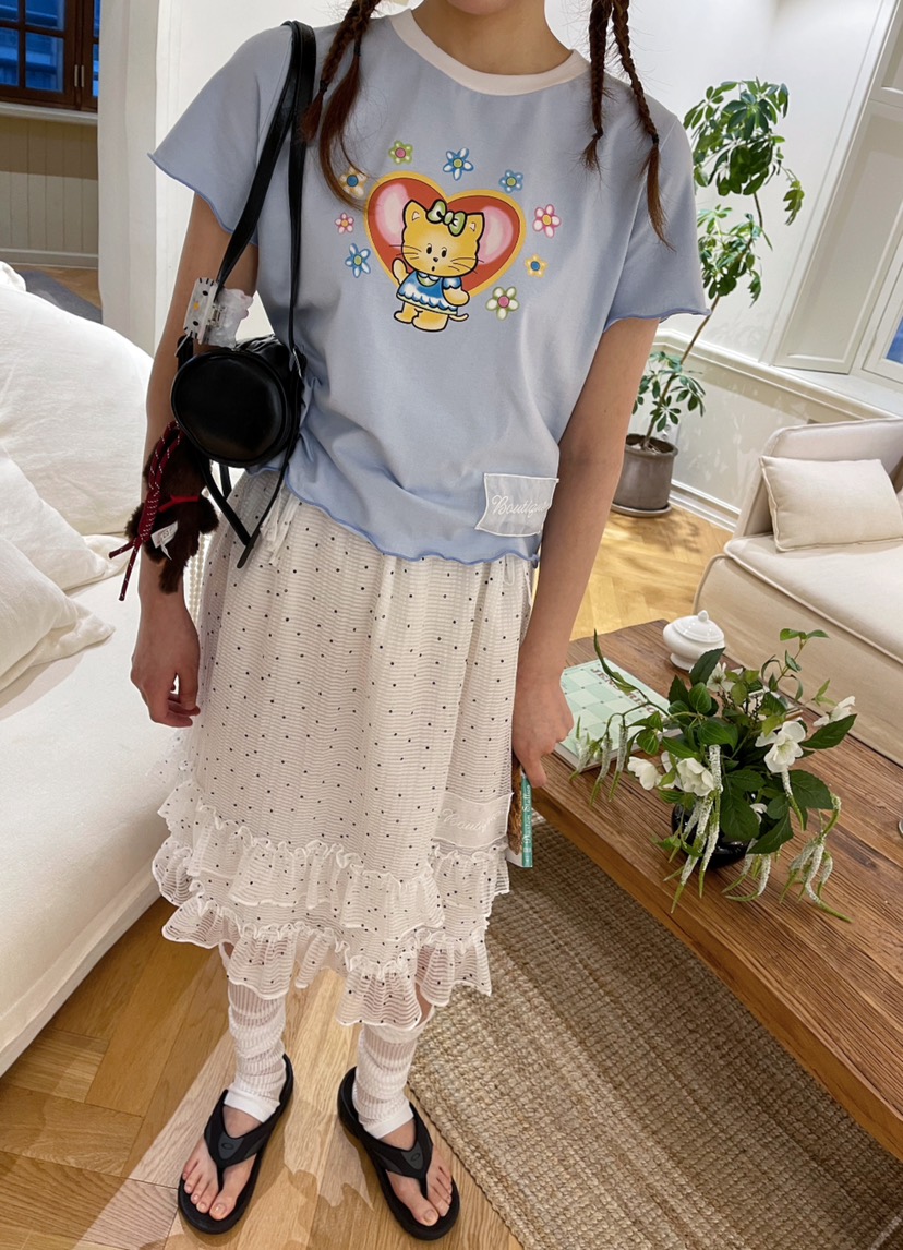 BOUTIQUE-L東大門㊣直郵女裝新品人氣推薦25春夏熱賣休閑T恤BOUTIQUE-LT恤
