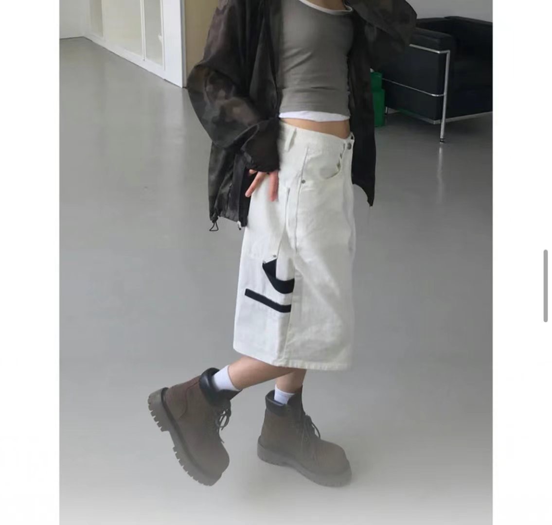 1ONE.CHASER東大門㊣實拍女士新品熱賣人氣真品25春夏短褲1ONE.CHASER短褲