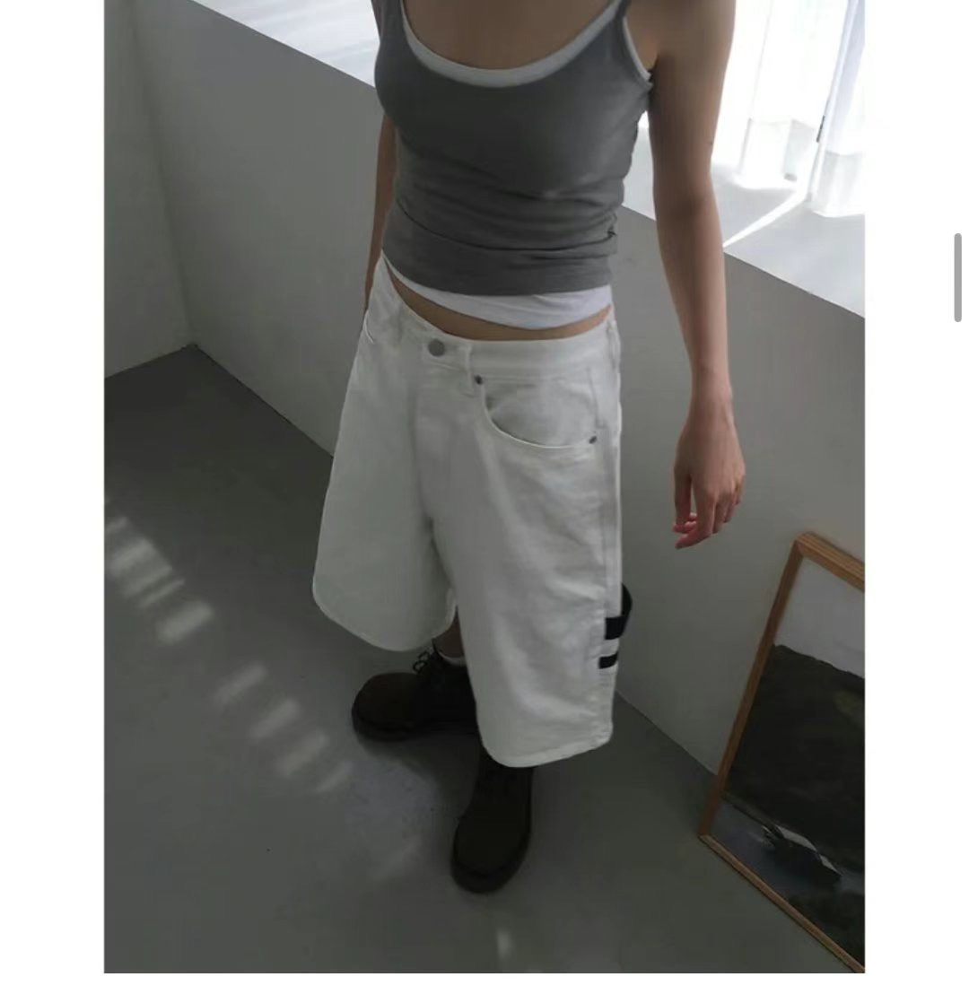 1ONE.CHASER東大門㊣實拍女士新品熱賣人氣真品25春夏短褲1ONE.CHASER短褲