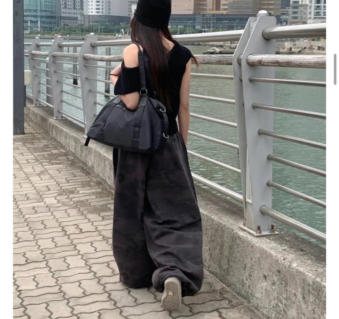 1ONE.CHASER東大門㊣代購女裝新品職業人氣推薦25春夏休閑褲1ONE.CHASER休閑褲