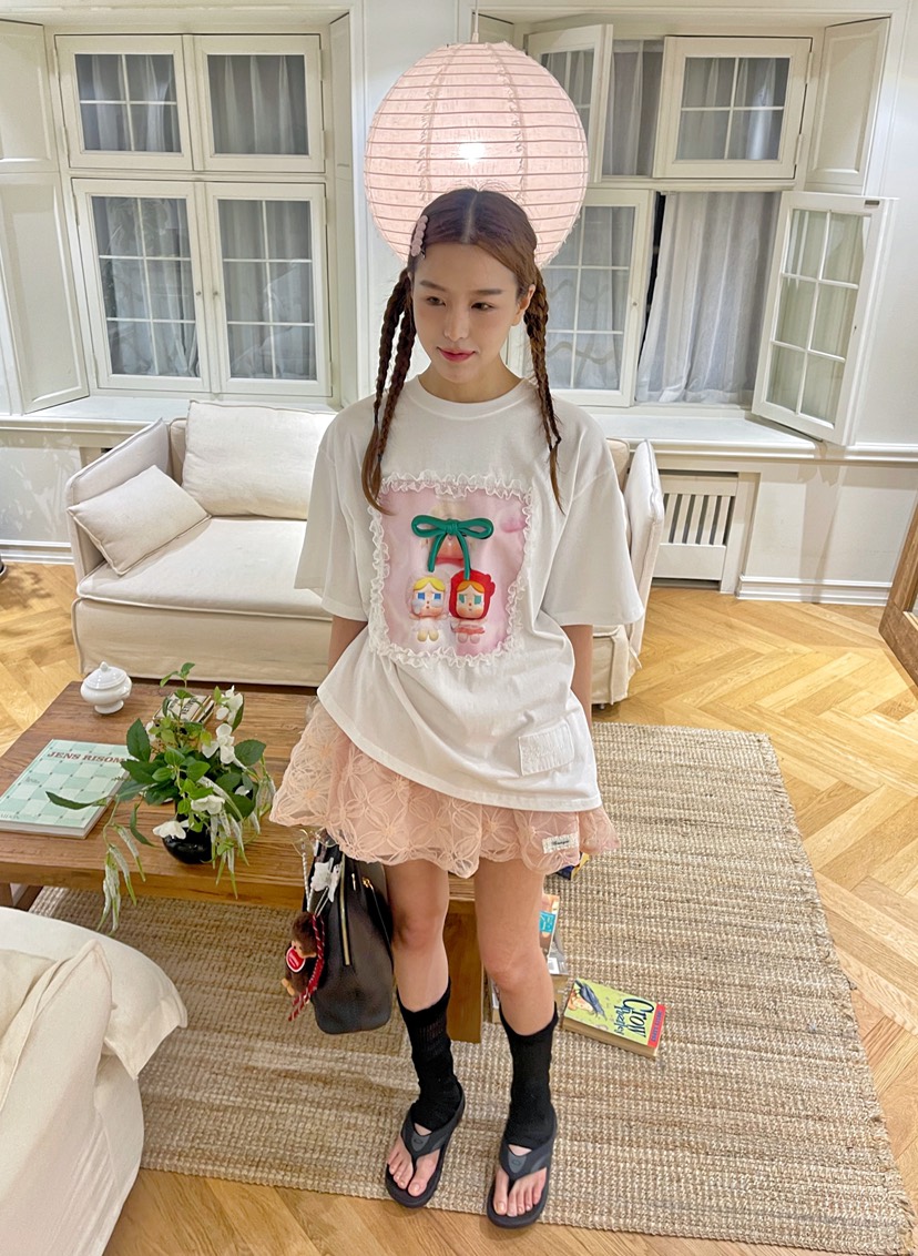 BOUTIQUE-L韓國直郵㊣女裝新款熱賣人氣25春夏推薦休閑T恤BOUTIQUE-LT恤
