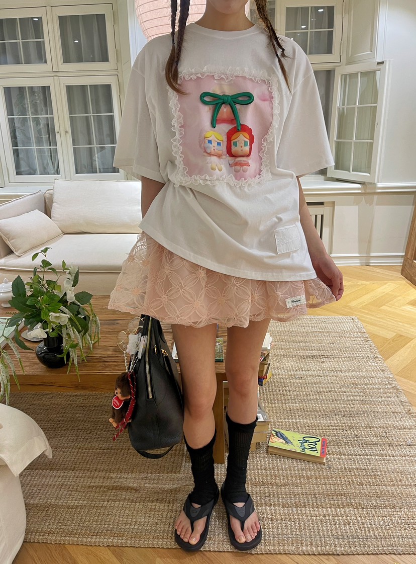BOUTIQUE-L韓國直郵㊣女裝新款熱賣人氣25春夏推薦休閑T恤BOUTIQUE-LT恤