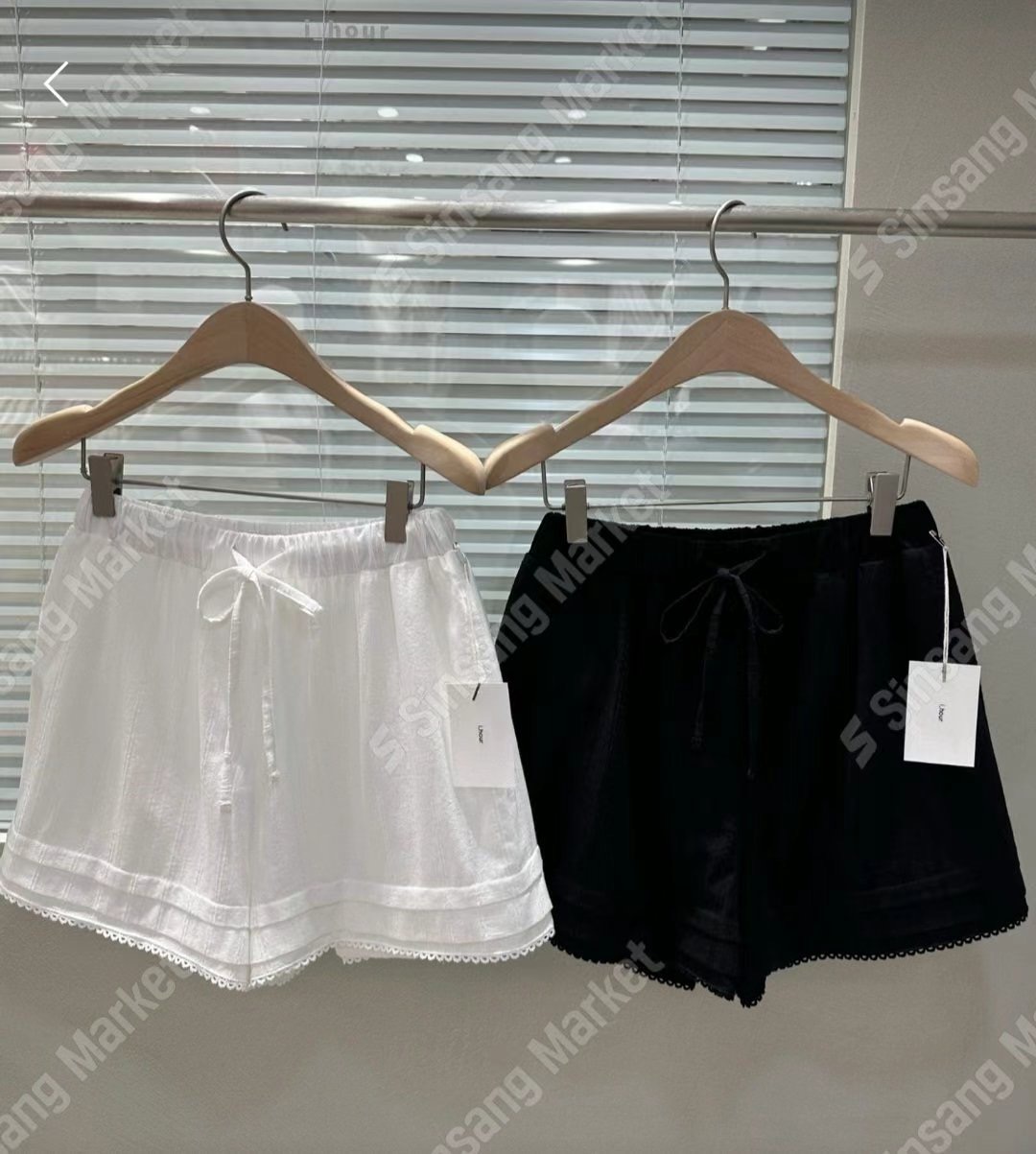 I_HOUR東大門㊣直郵女士新品休閑25春夏職業時尚熱賣推薦短褲i hour短褲圖色2左二色