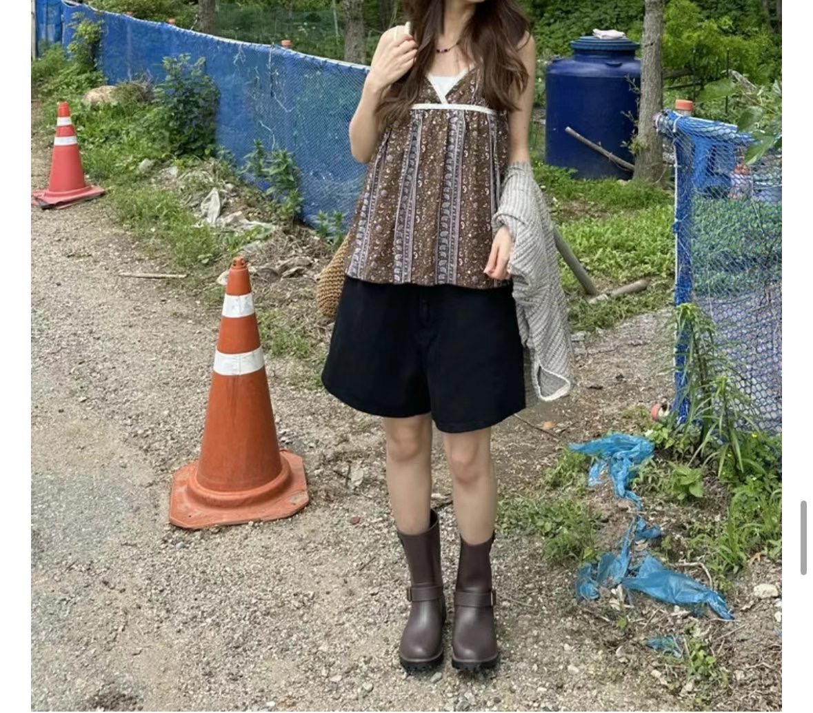 1ONE.CHASER東大門㊣實拍女士新款時尚人氣休閑推薦職業短褲1ONE.CHASER短褲