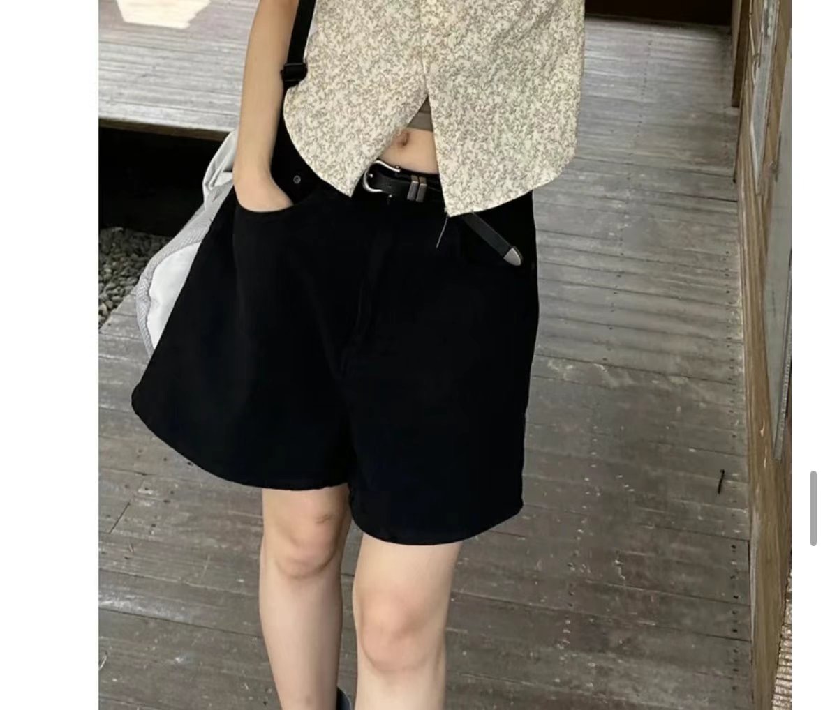 1ONE.CHASER東大門㊣實拍女士新款時尚人氣休閑推薦職業短褲1ONE.CHASER短褲
