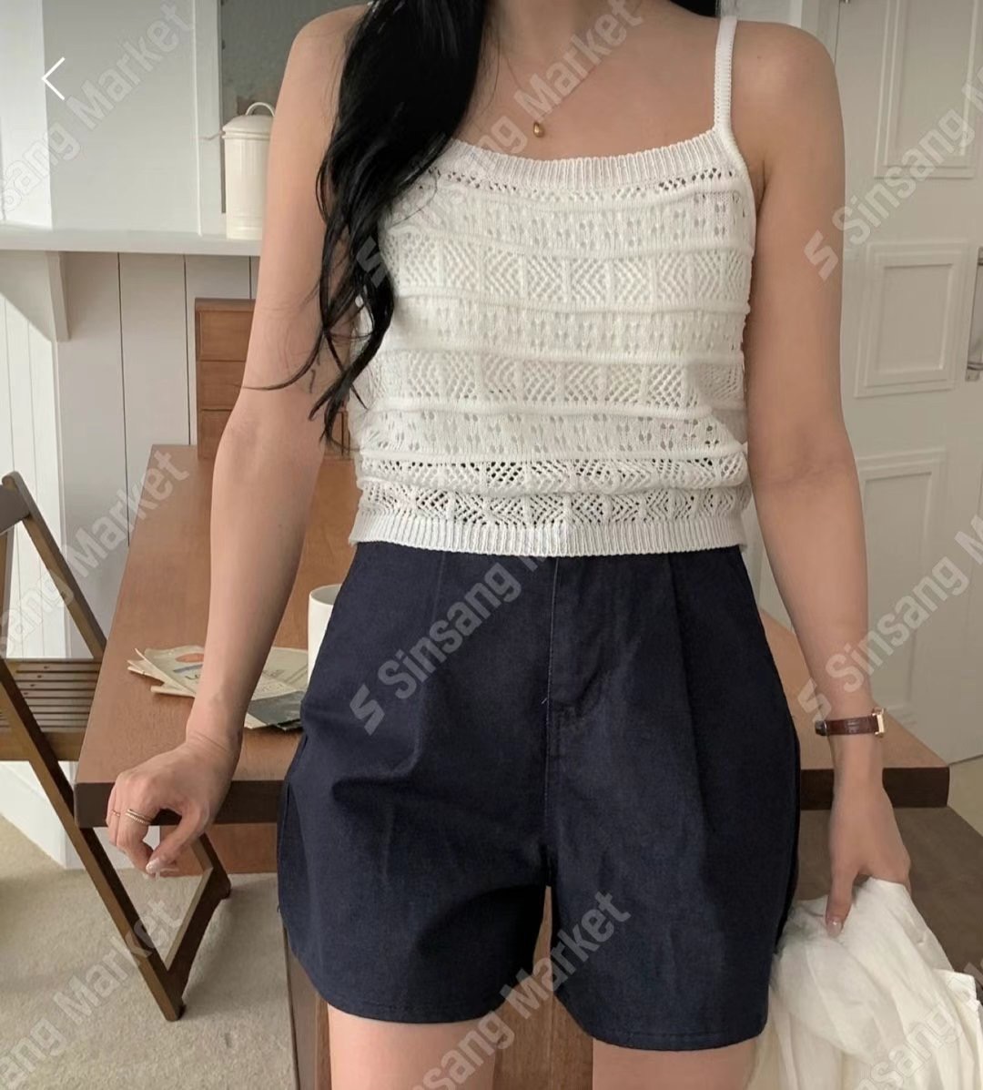 I_HOUR東大門㊣實拍女裝新品熱賣職業時尚休閑真品吊帶背心i hour吊帶/背心