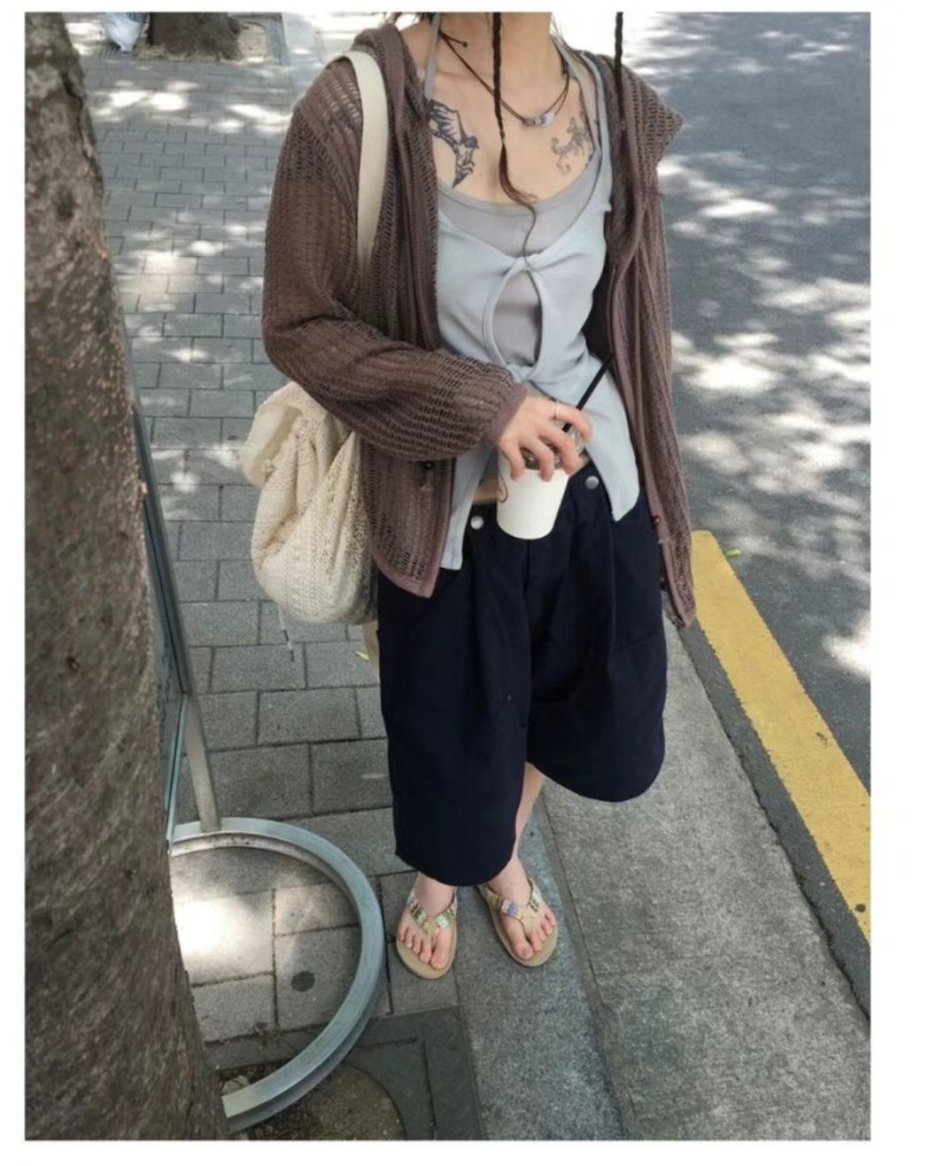 1ONE.CHASER韓國直郵㊣女裝新品熱賣推薦真品職業25春夏短褲1ONE.CHASER短褲