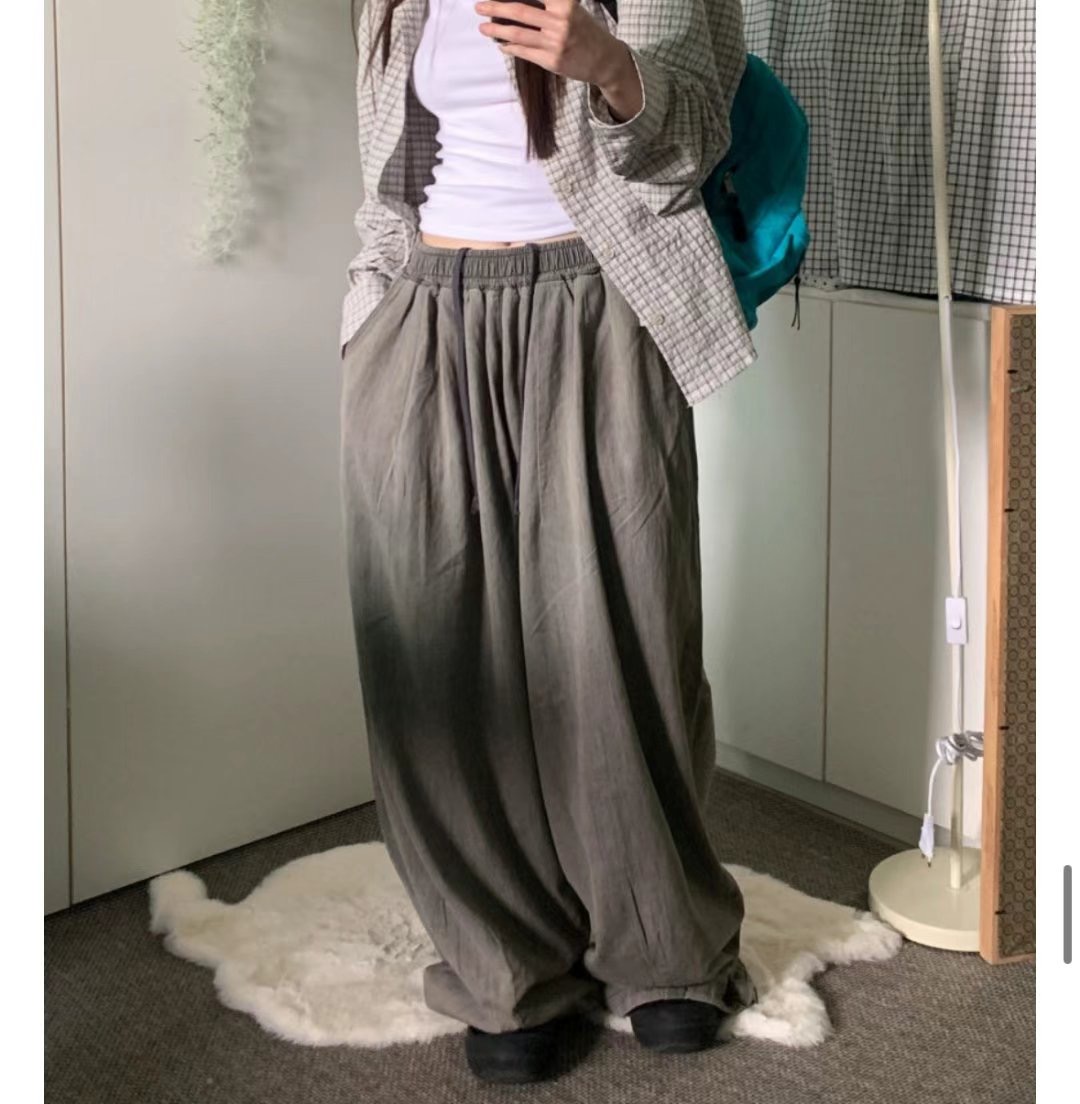 1ONE.CHASER東大門㊣實拍女裝新品休閑時尚熱賣25春夏休閑褲1ONE.CHASER休閑褲