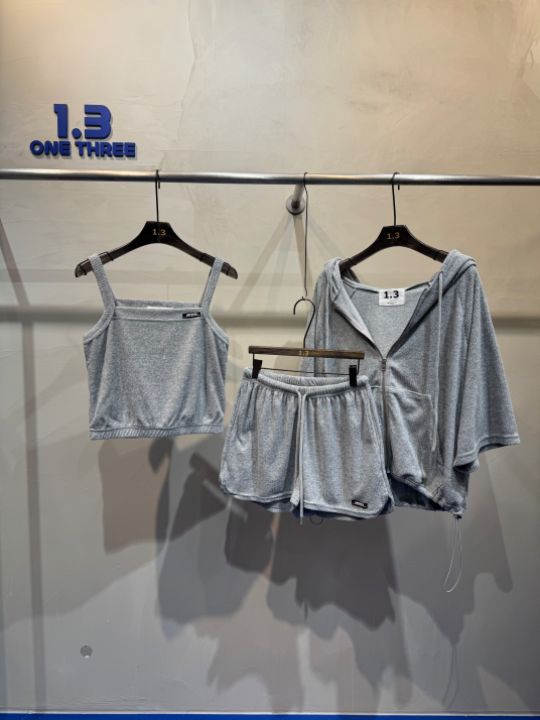 1.3東大門㊣直郵女裝新品人氣休閑推薦時尚熱賣套裝三件套1.3套裝圖色3