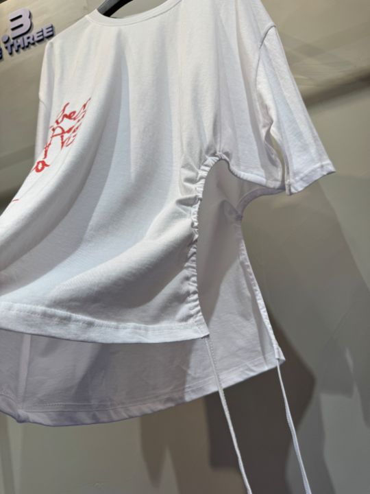 1.3韓國代購㊣女裝新品25春夏人氣休閑推薦時尚熱賣真品T恤1.3T恤