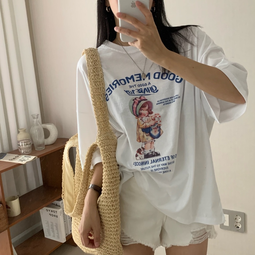 FROMJINI韓國代購㊣女士新款職業時尚人氣推薦休閑真品25春夏T恤FROMJINIT恤