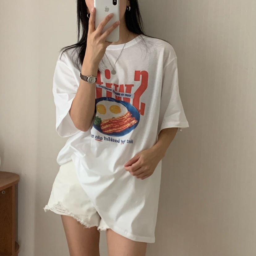 FROMJINI韓國直郵㊣女裝新品真品職業人氣推薦時尚休閑熱賣T恤FROMJINIT恤