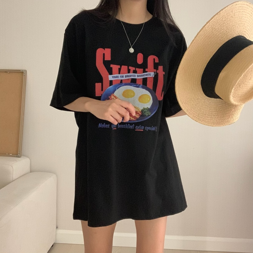 FROMJINI韓國直郵㊣女裝新品真品職業人氣推薦時尚休閑熱賣T恤FROMJINIT恤圖色2