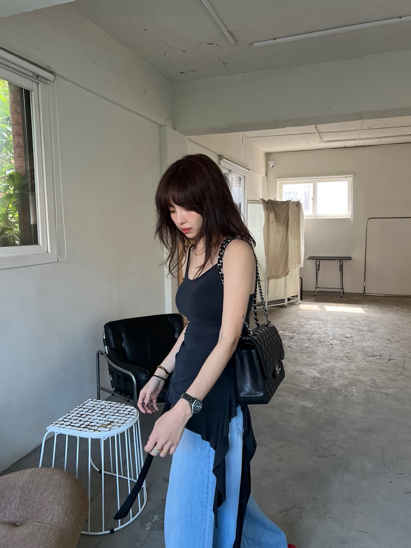 SOLAR韓國代購㊣女裝新款休閑真品職業25春夏推薦熱賣吊帶背心SOLAR吊帶/背心