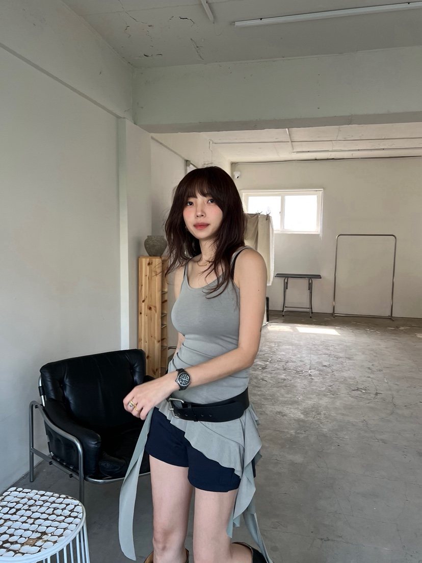 SOLAR韓國代購㊣女裝新款休閑真品職業25春夏推薦熱賣吊帶背心SOLAR吊帶/背心
