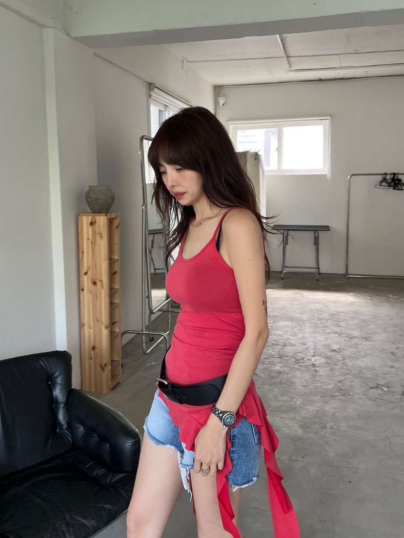 SOLAR韓國代購㊣女裝新款休閑真品職業25春夏推薦熱賣吊帶背心SOLAR吊帶/背心