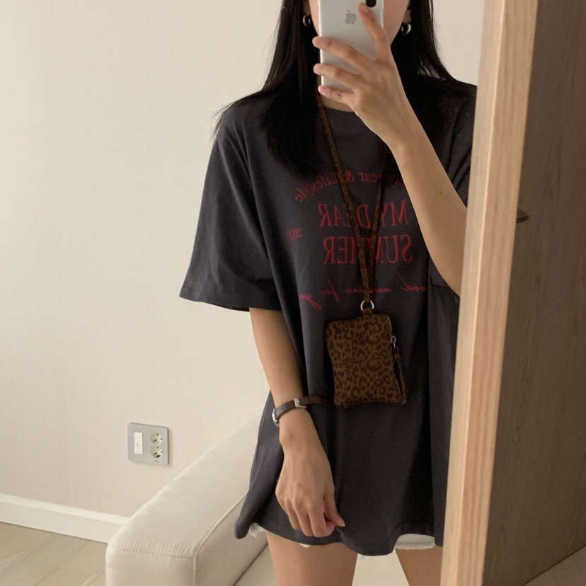 HELLO JINI韓國直郵㊣女士新品休閑時尚25春夏職業人氣T恤HELLO JINIT恤