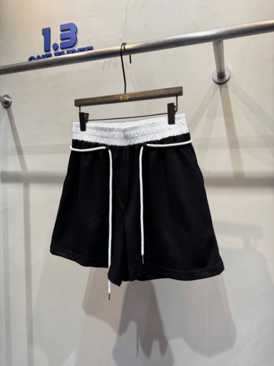 1.3東大門㊣代購女裝新款時尚職業人氣25春夏真品短褲含腰繩1.3短褲