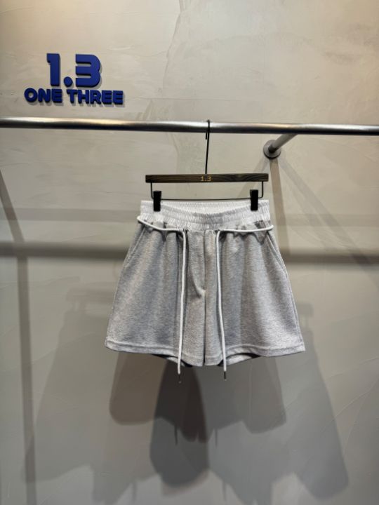 1.3東大門㊣代購女裝新款時尚職業人氣25春夏真品短褲含腰繩1.3短褲圖色4