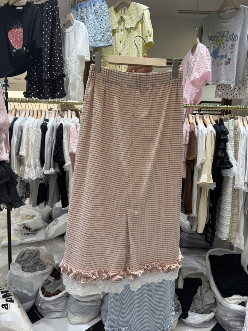 BE&amp;BE韓國直郵㊣女裝新品休閑25春夏真品職業人氣長裙BE&be長裙