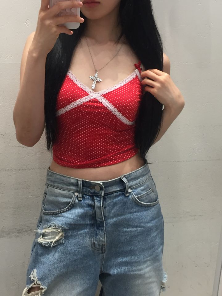 mars韓國直郵㊣女裝新品時尚人氣真品熱賣休閑推薦吊帶背心mars吊帶/背心