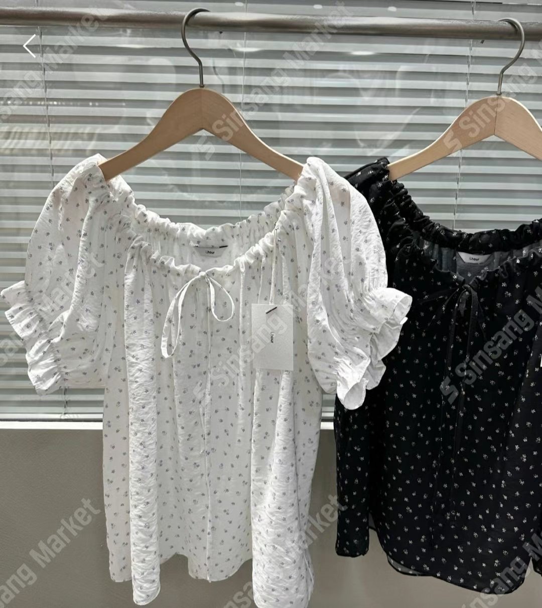 I_HOUR東大門㊣直郵女裝新品時尚休閑職業推薦25春夏襯衫蕾絲衫i hour襯衫/蕾絲衫