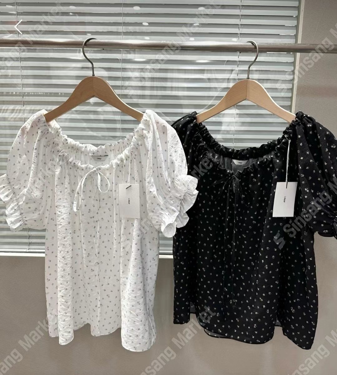 I_HOUR東大門㊣直郵女裝新品時尚休閑職業推薦25春夏襯衫蕾絲衫i hour襯衫/蕾絲衫