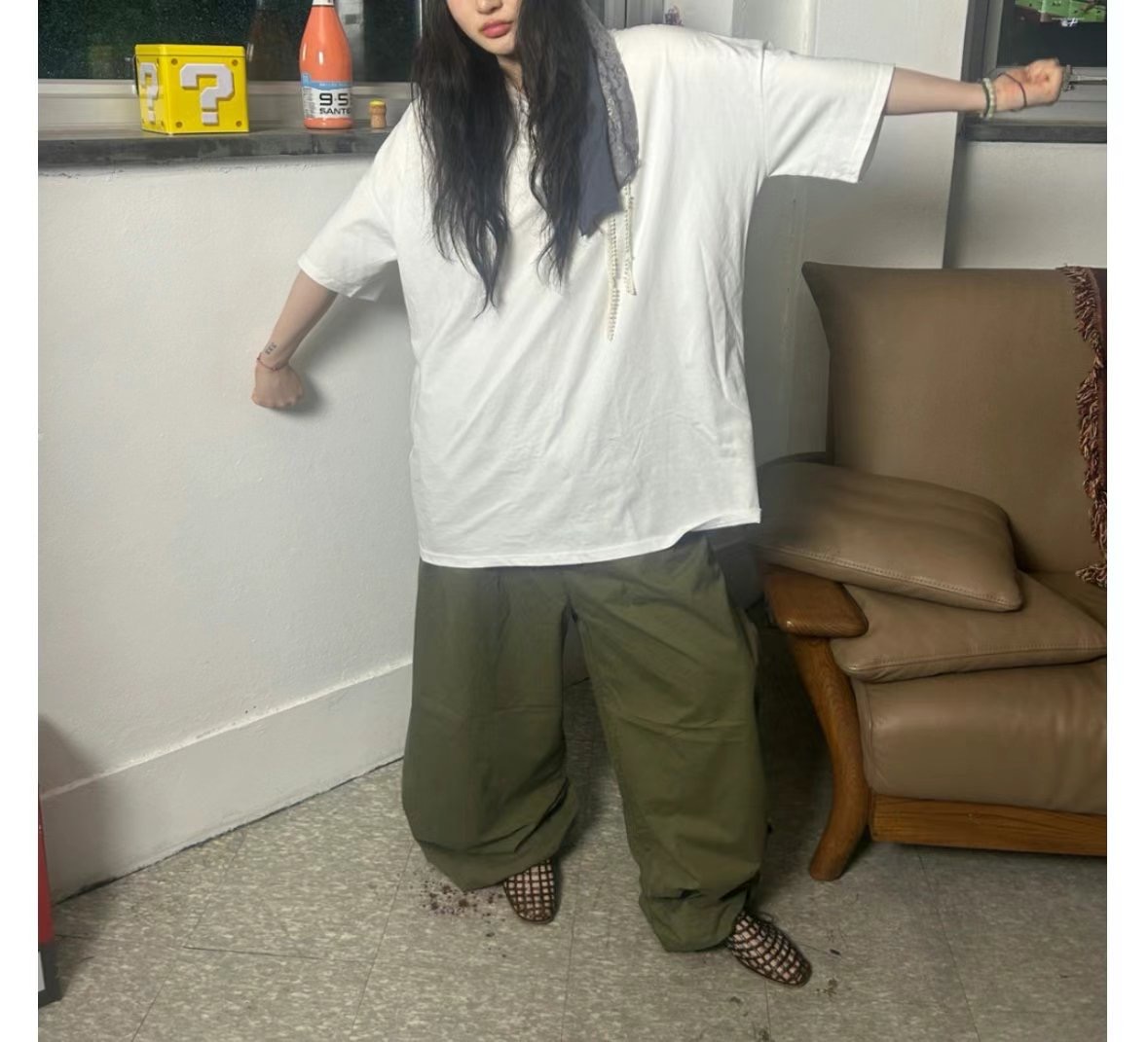 1ONE.CHASER東大門㊣代購女士新品真品熱賣推薦職業休閑褲1ONE.CHASER休閑褲