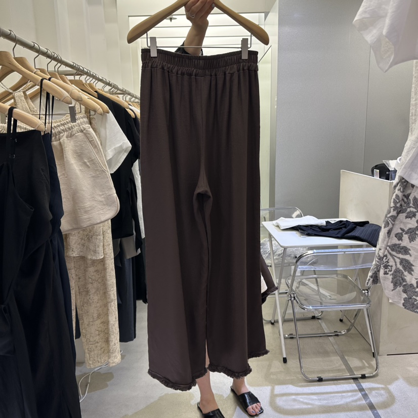 AMON韓國直郵㊣女裝新款人氣熱賣推薦25春夏時尚真品休閑褲AMON休閑褲