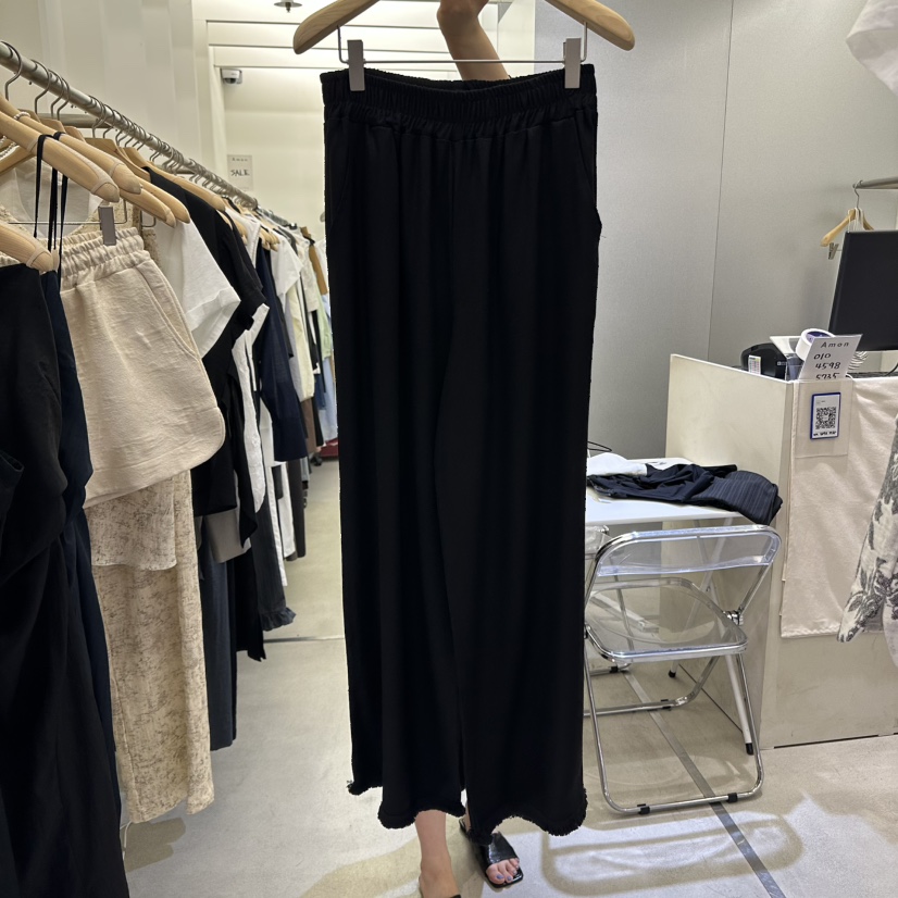 AMON韓國直郵㊣女裝新款人氣熱賣推薦25春夏時尚真品休閑褲AMON休閑褲圖色3