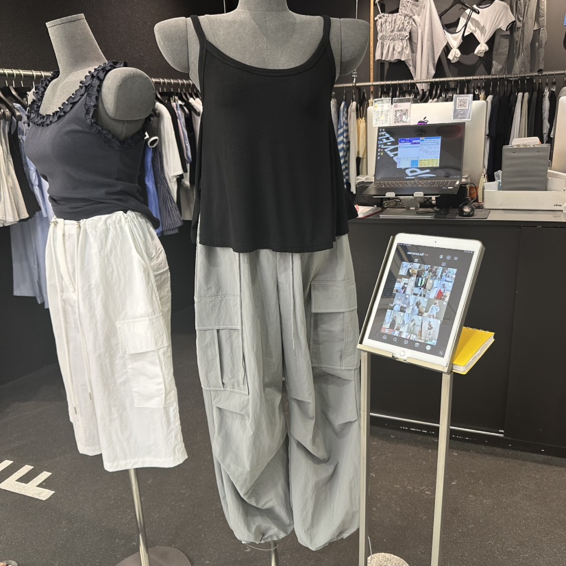 ELF-L韓國代購㊣女裝新品人氣熱賣職業真品時尚25春夏休閑褲PROJECT ELF/ELF-L休閑褲