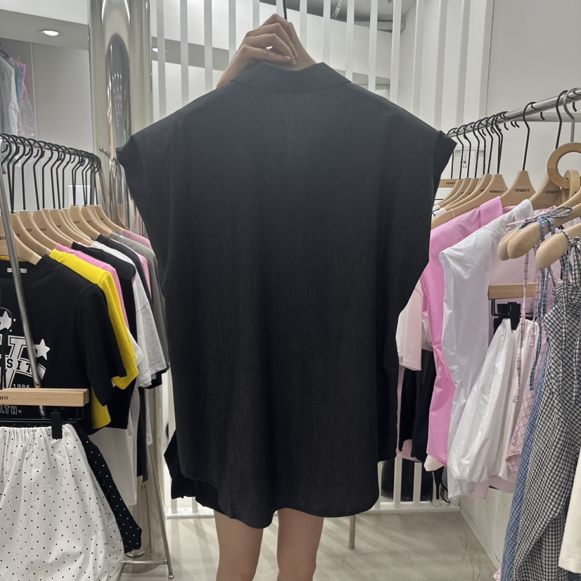 VENEFIT東大門㊣實拍女裝新品推薦時尚真品職業25春夏襯衫蕾絲衫VENEFIT/JENNIE襯衫/蕾絲衫