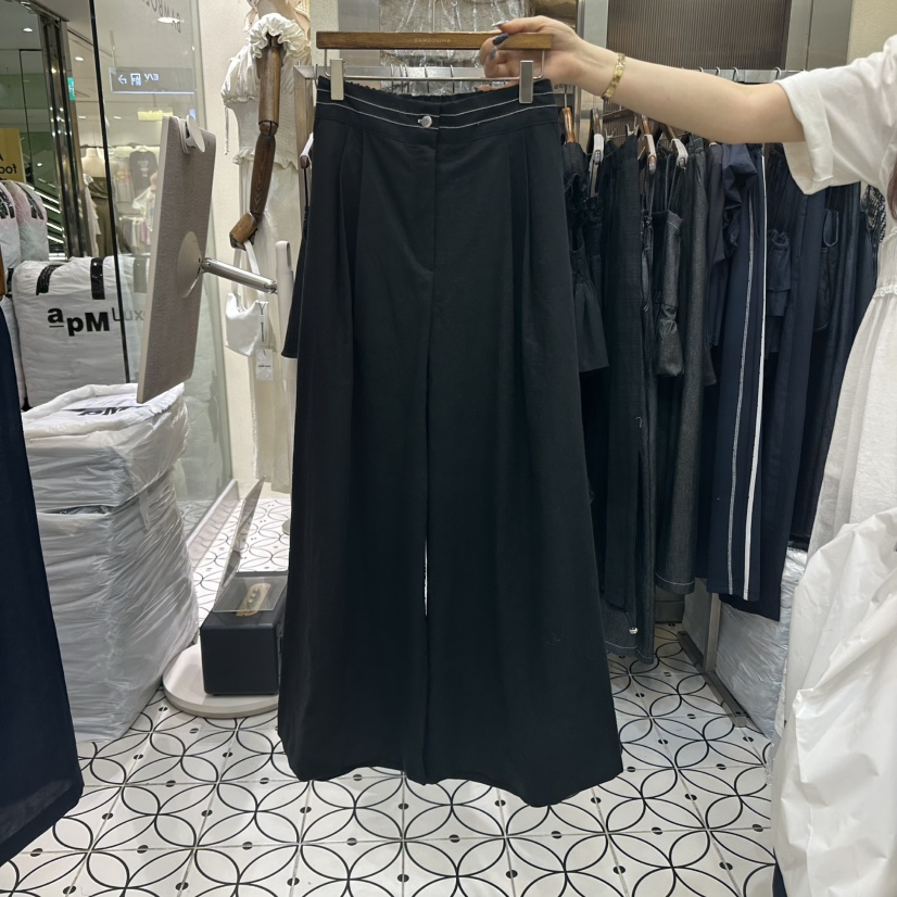 BAMBOLINA韓國直郵㊣女士新品人氣真品時尚推薦職業25春夏休閑褲BAMBOLINA休閑褲圖色2