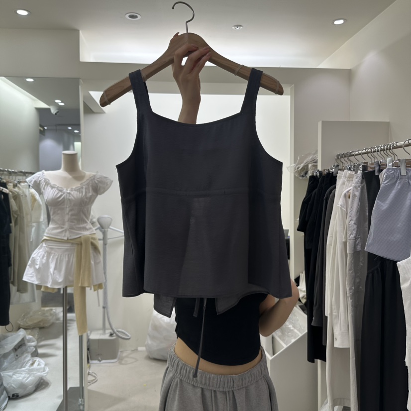 ASHTOE韓國代購㊣女裝新品職業25春夏人氣吊帶背心不含內搭ASHTOE吊帶/背心