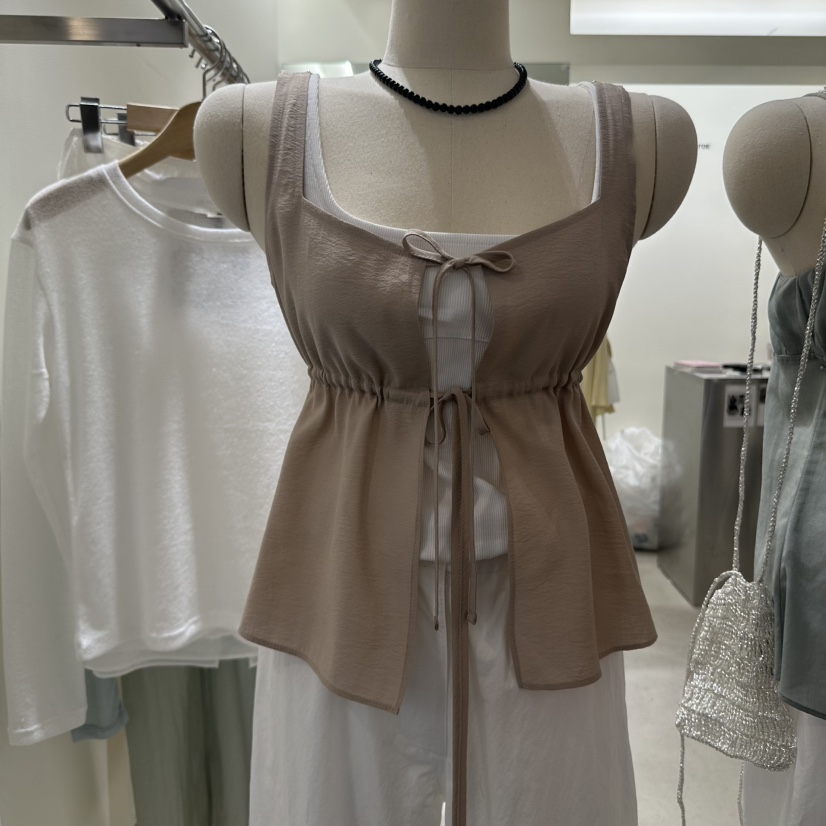 ASHTOE韓國代購㊣女裝新品職業25春夏人氣吊帶背心不含內搭ASHTOE吊帶/背心