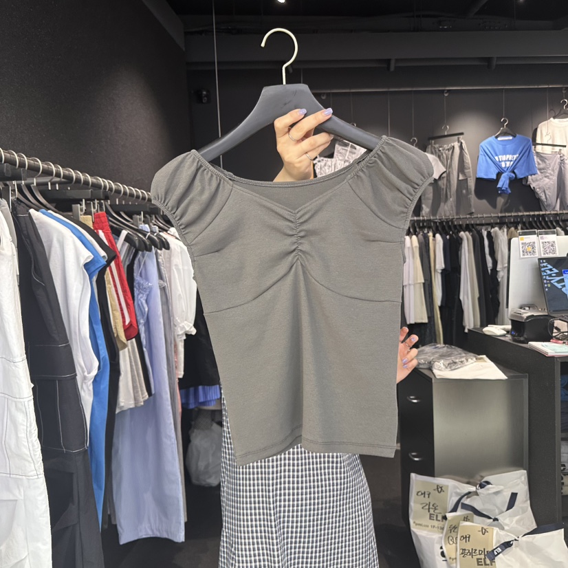 ELF-L東大門㊣實拍女裝新品休閑真品推薦熱賣職業吊帶背心PROJECT ELF/ELF-L吊帶/背心圖色2