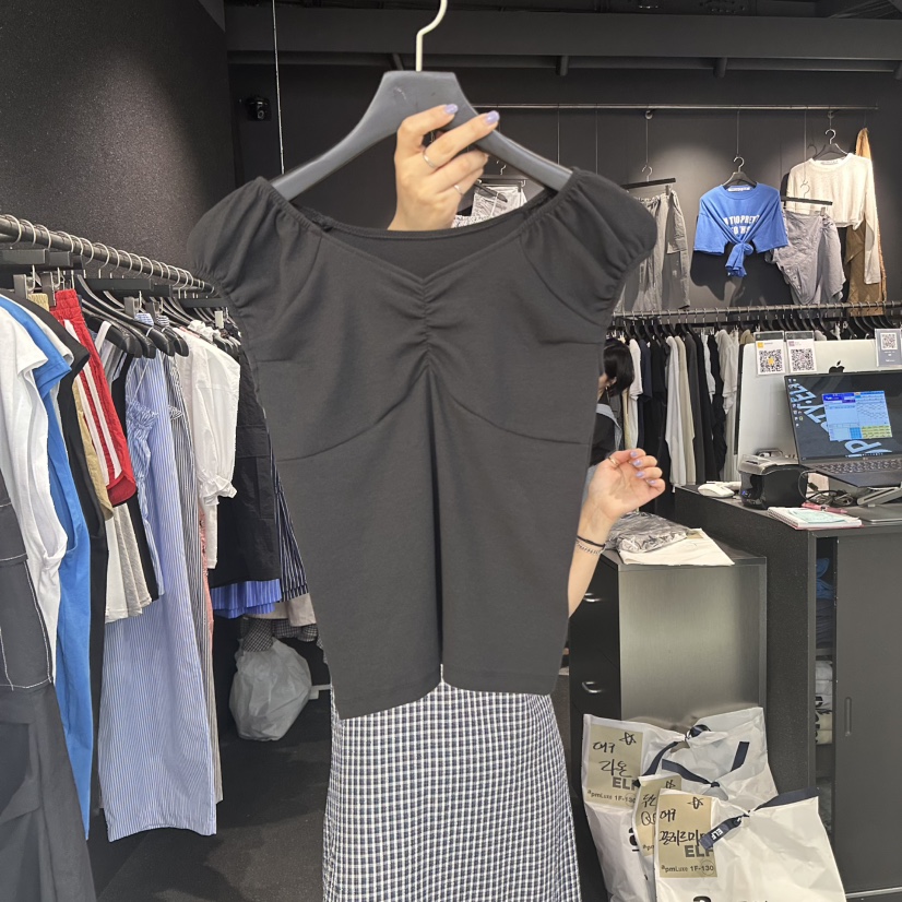 ELF-L東大門㊣實拍女裝新品休閑真品推薦熱賣職業吊帶背心PROJECT ELF/ELF-L吊帶/背心圖色3