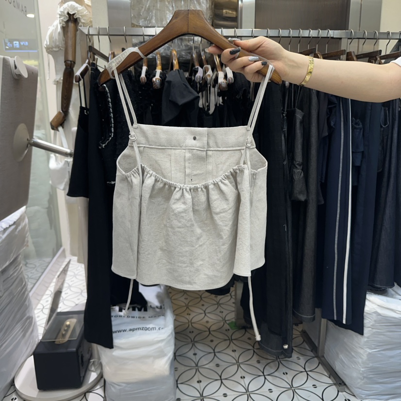 BAMBOLINA韓國代購㊣女士新品推薦人氣時尚25春夏熱賣吊帶背心BAMBOLINA吊帶/背心