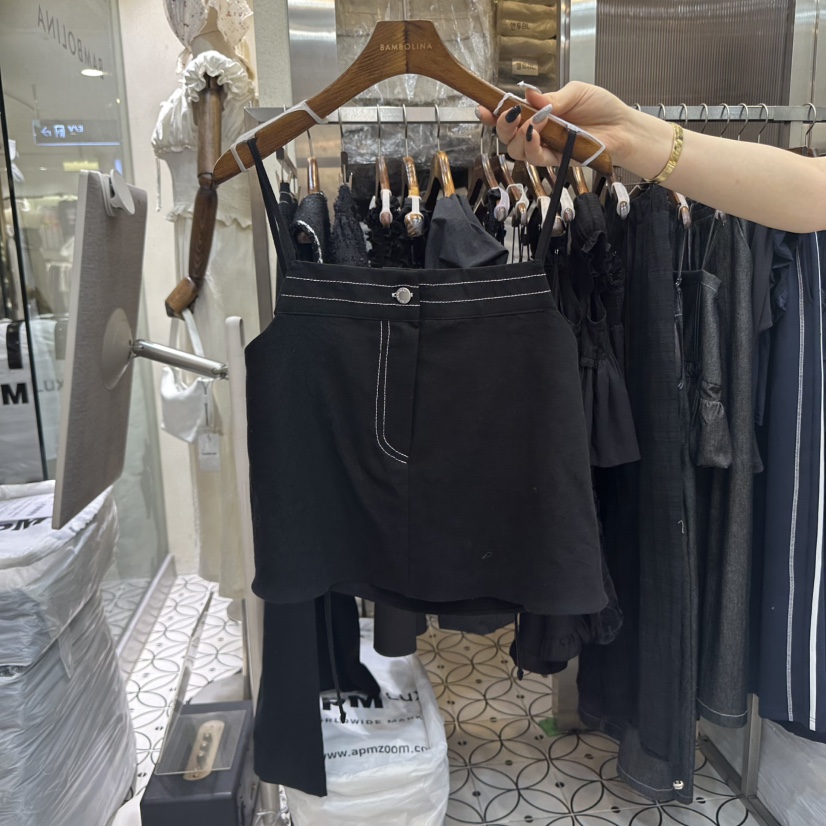 BAMBOLINA韓國代購㊣女士新品推薦人氣時尚25春夏熱賣吊帶背心BAMBOLINA吊帶/背心圖色2